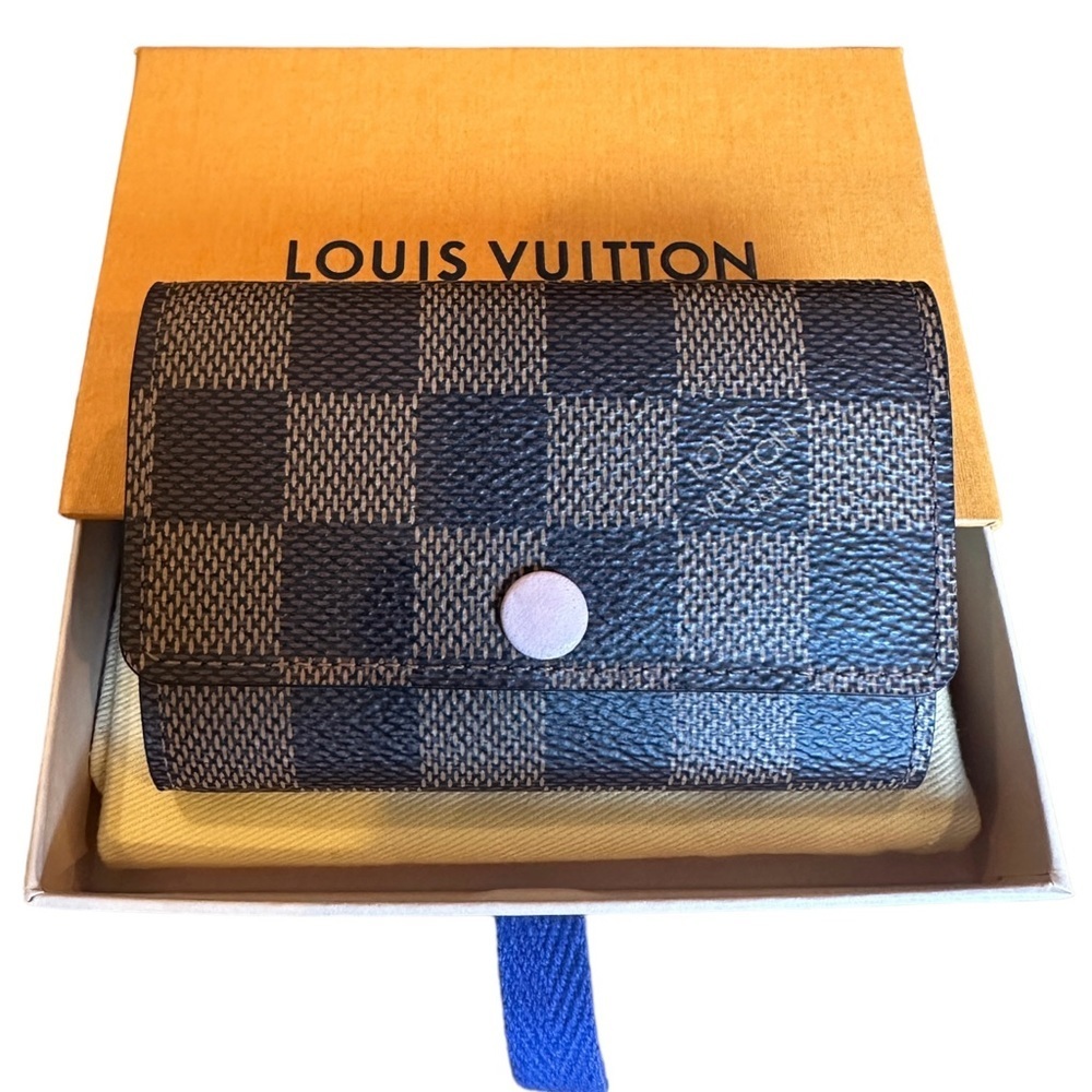 Louis Vuitton Multicles 6 key holder Ebene rose ballerine